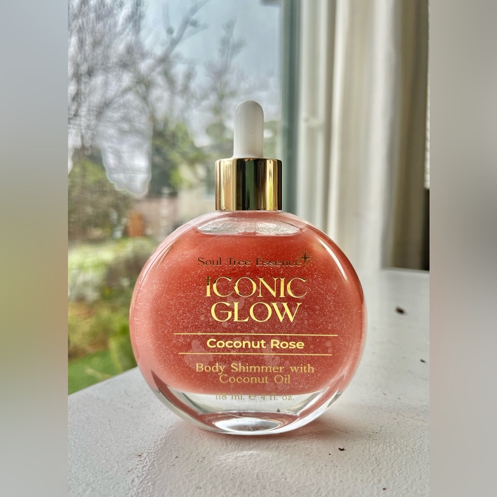 Soul Tree Essence ICONIC GLOW Body Shimody Glow Shimmer Oil New 118 ml 4 fl oz